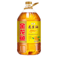 京东会员：金龙鱼 食用油 优选花生油 5L 物理压榨一级 1桶