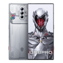 努比亚 nubia 红魔8Pro全面屏下游戏手机 12GB+256GB氘锋透明银翼 第二代骁龙8 6000mAh电池 80W快充