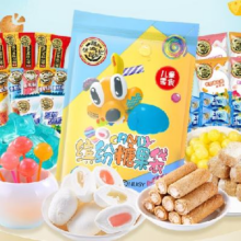 徐福记 零食大礼包 6款组合 40包 拍2件 赠积木