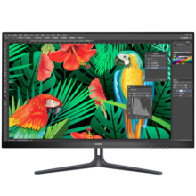 KOIOS K2722UD 27英寸4K HDR 窄边框 IPS 广色域  设计家用 专业电脑显示器 黑色