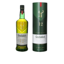 格兰菲迪（Glenfiddich）12年 苏格兰斯佩赛单一麦芽威士忌 1000ml 进口洋酒 礼盒装