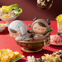 23日22点、新品发售：POP MART 泡泡玛特 PUCKY精灵美食大酒楼系列手办盲盒