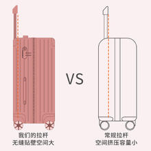 JR＆BL 行李箱女大容量拉杆箱2024新款旅行箱男密码皮箱子结实耐用