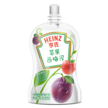 亨氏 (Heinz) 超金苹果西梅泥78g (婴儿辅食 果汁泥 初期-36个月适用)