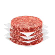 鲜京采 谷饲纯肉牛肉饼1.44kg/12片 汉堡饼肉饼 严选牛肉馅牛排生鲜健身