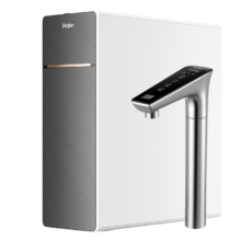 新品预售、PLUS会员： Haier 海尔  1000G 家用净水器净热一体机 厨下式直饮机HKC2400-R995HU1