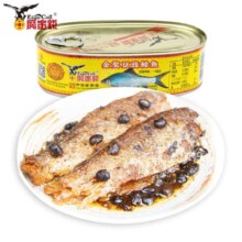 百亿补贴:鹰金钱 金奖豆豉鲮鱼罐头 227g*3罐