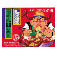 牛叨叨李先生 唇辣牛肉面488.9g/盒