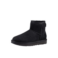 UGG Classic Mini II系列 女士短筒雪地靴 1016222 黑色