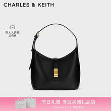 CHARLES & KEITH CHARLES&KEITH大容量简约hobo腋下包托特包包女包女士CK2-20782328 B