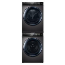 海尔（Haier）晶彩2.0洗烘套装10kg直驱滚筒洗衣机+热泵烘干机mate8套装（189升级款） 【锶泉亲肤洗+香薰护理】