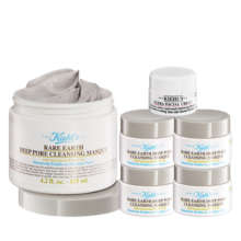 科颜氏（Kiehl's）白泥清洁面膜125ml祛痘控油去角质护肤品 礼盒生日礼物女送爱人