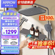 ARROW 箭牌卫浴 淋浴花洒套装 枪灰色