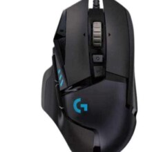 plus会员：罗技（G） G502 HERO主宰者 有线鼠标  +KDA桌垫