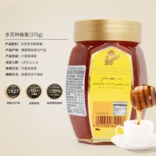 琅尼斯（Langnese）天然多花种百花蜂蜜 375g德国原装进口