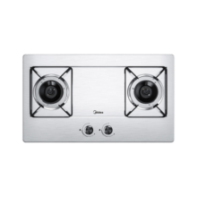 美的（Midea）燃气灶天然气 双灶具 家用5.0kW猛火灶台嵌两用 不锈钢面板 线性精控 一级能效 Q315-M