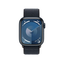 Apple Watch Series 9 智能手表41毫米午夜色铝金属表壳 午夜色回环式运动表带【GPS款】MR8Y3CH/A