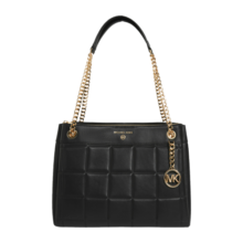迈克.科尔斯（MICHAEL KORS）礼物MK女包 SUSAN系列链条包单肩包 中号 黑色