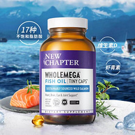 0税费！New Chapter 新章 顶级阿拉斯加野生鲑鱼油2000mg*180粒