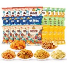 刺猬阿甘 零食大礼包400g（6款零食共30包）