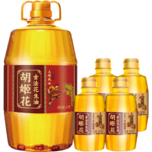 plus会员:胡姬花 古法花生油 5.4L组合 土榨风味4L+古法小榨700ml*2瓶