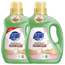 超能 柔顺舒适洗衣液 3.5kg*2瓶