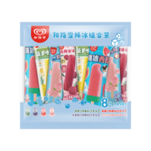 和路雪棒冰组合装水蜜桃85g*2+西瓜80g*2+菠萝78g*2+杨梅60g*2 冰棍
