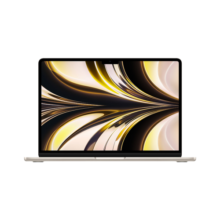 Apple/苹果AI笔记本/2022MacBookAir13.6英寸M2(8+10核)8G512G星光色电脑MLY23CH/A
