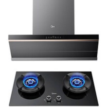 再降价、预售、PLUS会员：Midea 美的 抽吸油烟机灶具烟灶套装 AK5 PRO+Q529L