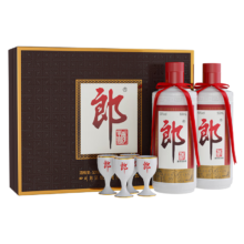 plus会员：郎酒 郎牌郎酒 53度 酱香型500mL 1盒 礼盒装