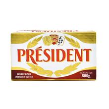 PRÉSIDENT 总统 黄油块 淡味 500g