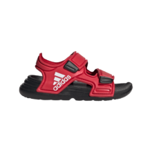 plus会员:adidas ALTASWIM休闲舒适魔术贴凉鞋男婴童 红色/白色/黑色 25.5(150mm)