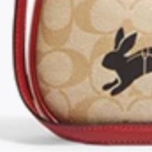 COACH 蔻驰 女士单肩包 CF403 IMOT4 卡其老花 中号