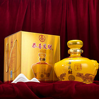 宜宾五粮液总厂出品，恭喜发财·祝君兴旺发达 52度浓香型白酒2L