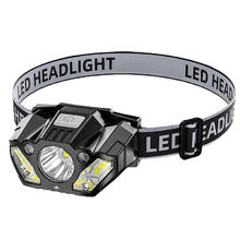 湖绵 LED挥手感应头灯 头灯带感应款