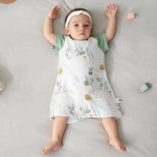 欧孕（OUYUN）婴儿睡袋儿童夏季 竹棉纱布