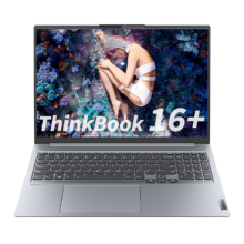 20点开始、PLUS会员：ThinkPad 联想ThinkBook 16+ 锐龙版标压处理器  轻薄商务办公笔记本电脑 2.5K高清屏120Hz刷新率 R7-7840H 16G 1T 07CD