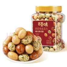 百草味鱼皮花生500g