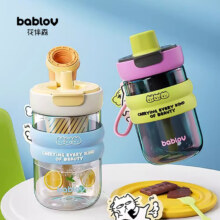 plus会员:BABLOV噗噗玻璃杯 春日山桃 500ml