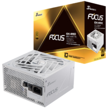 20号20点：SEASONIC海韵FOCUS GX850W白色限定电源 ATX3金牌全模   全日系电容