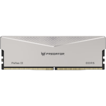 20点、plus：宏碁掠夺者（PREDATOR）32G(16G×2)套装 DDR5 6000频率 台式机内存条 Pallas II 凌霜系列 (C30)星光银 AI电脑存储配件
