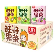 旺仔 果茶 200ml*12盒 三种口味可选