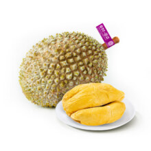 plus会员：佳沃（joyvio）马来西亚猫山王榴莲D197（整颗带壳）单果1.5-1.8kg 液氮冷冻鲜果