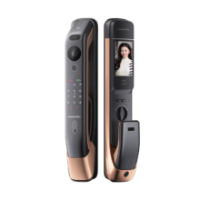618预售：kaadas 凯迪仕 K20 Pro Max V2 指纹+3D人脸+大屏可视猫眼 全自动智能门锁 红古铜