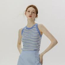 SinceThen 从那以后 法式条纹吊带小背心