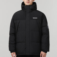 Timberland羽绒服男连帽  户外防风舒适休闲外套加厚保暖面包服A2G9G A2G9GBH7/白色 M