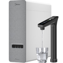 预售、PLUS会员：美的（Midea）省芯直饮净水器套装【白泽1200Gpro+前置过滤器-24pro】厨下式智能水龙头 RO反渗透家用一体净饮机