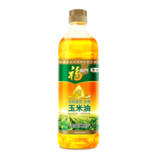 福临门 食用油 非转基因 压榨一级 黄金产地玉米胚芽油900ml 中粮出品