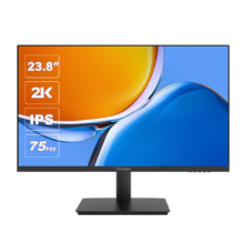 优派（ViewSonic） 23.8英寸2K IPS 75Hz HDR 低蓝光不频闪 电脑办公显示器 VA2462-2K-HD