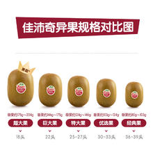 Zespri 佳沛 新果 新西兰宝石红奇异果 6粒装 优选果 单果重约103-124g